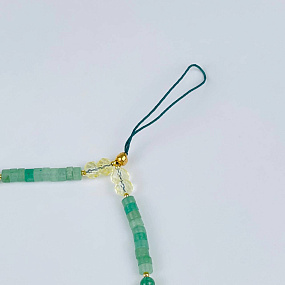 Держатель для телефона из Авантюрина и Цитрина, Артикул: 118147 - изображение товара №3