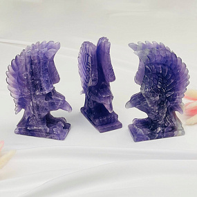 Статуэтка "Орел" из камня Флюорит, Артикул: 109300 - изображение товара №1