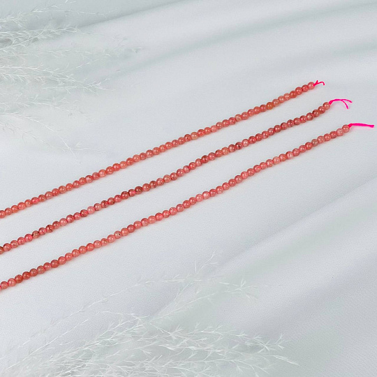 Бусины для украшений из Родохрозита (98 бусин), Артикул: 084861 - изображение товара №3