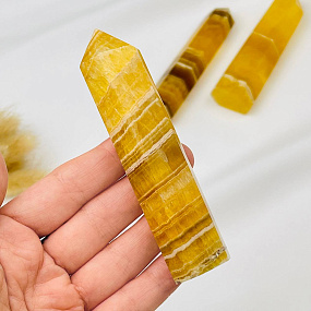 Кристалл из желтого Флюорита, Артикул: 081532 - изображение товара №2