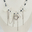 Колье из Горного Хрусталя и Гематита