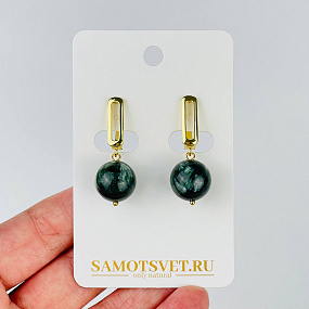 Серьги из Серафинита