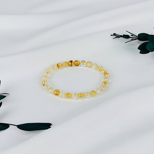 Браслет из Цитрина, Артикул: 087655 - изображение товара №2