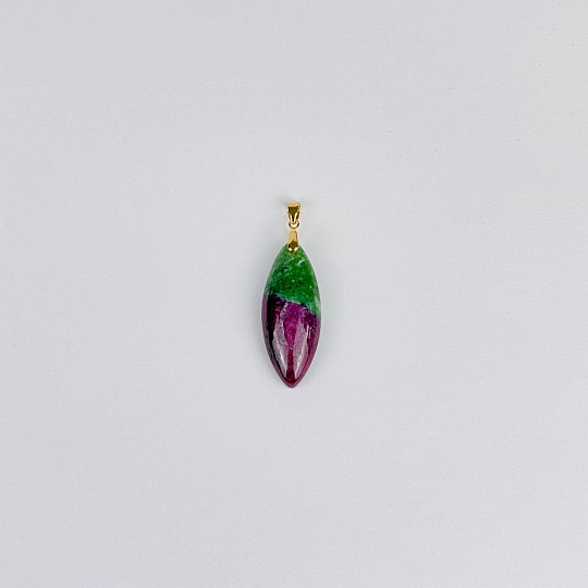Кулон из Рубина на Цоизите, Артикул: 094668 - изображение товара №1