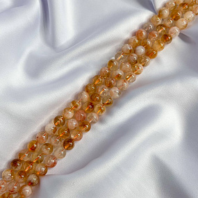 Бусины для украшений из Цитрина (44 бусины), Артикул: 097512 - изображение товара №1