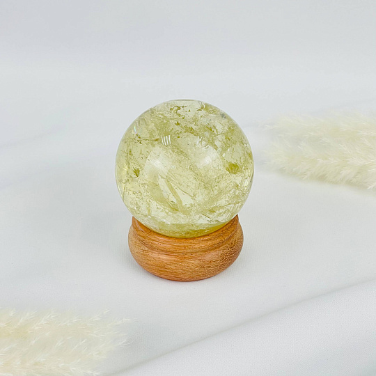 Шар из Цитрина на подставке, Артикул: 117487 - изображение товара №1