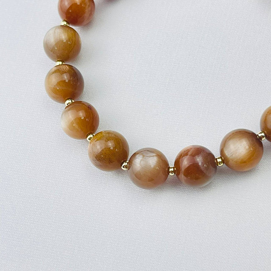 Браслет из Солнечного камня, Артикул: 114684 - изображение товара №3