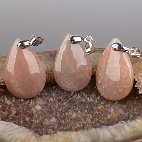 Кулон с Лунным камнем, Артикул: 074367 - изображение товара №1