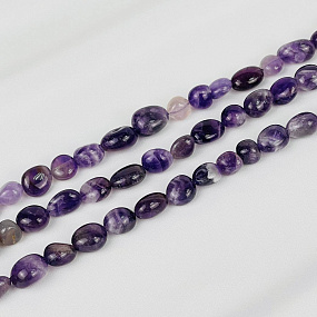 Бусины для украшений из Аметиста (галтовка)
