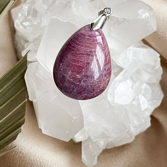 Кулон из Рубина в Цоизите, Артикул: 094789 - изображение товара №3