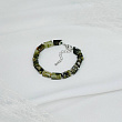 Браслет из Мусковита (зеленый Лепидолит)