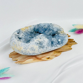 Друза Целестина на подставке, Артикул: 118192 - изображение товара №1