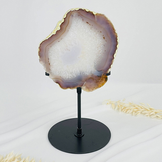 Срез Агата на подставке, Артикул: 117349 - изображение товара №1