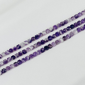Бусины для украшений из Аметиста (70 бусин)
