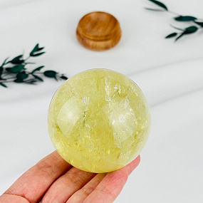 Шар из Цитрина на подставке, Артикул: 117492 - изображение товара №2