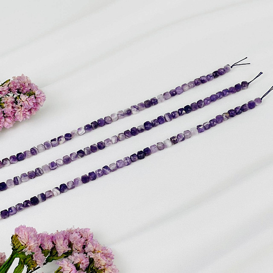 Бусины для украшений из Аметиста (70 бусин), Артикул: 075688 - изображение товара №3