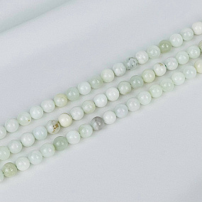 Бусины для украшений из Жадеита (48 бусин), Артикул: 075372 - изображение товара №1