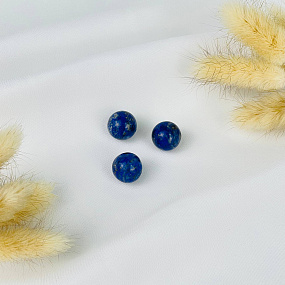 Бусины для украшений из Лазурита (3 шт), Артикул: 086180 - изображение товара №1