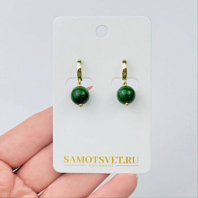 Серьги из Нефрита
