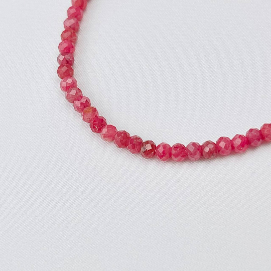 Браслет из Родонита, Артикул: 087891 - изображение товара №3