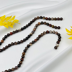 Бусины для украшений Окаменелое дерево (38 бусин), Артикул: 107385 - изображение товара №3