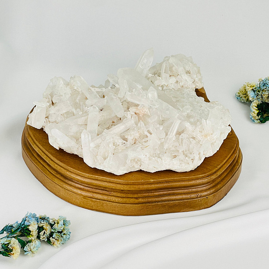 Друза Горного Хрусталя на подставке, Артикул: 070043 - изображение товара №1