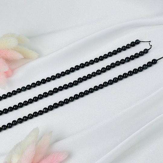 Бусины для украшений из Арфедсонита, Артикул: 116432 - изображение товара №3