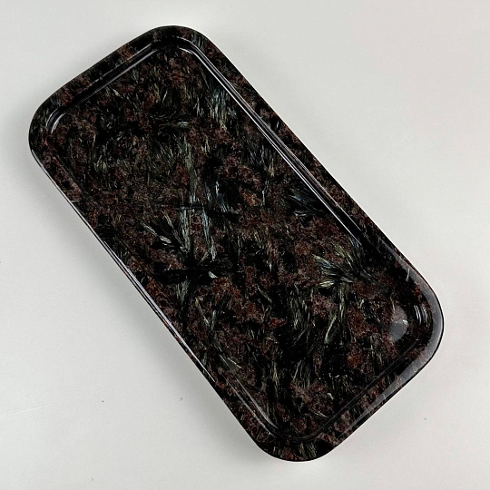 Блюдо из Арфведсонита (Нуумит), Артикул: 117111 - изображение товара №1