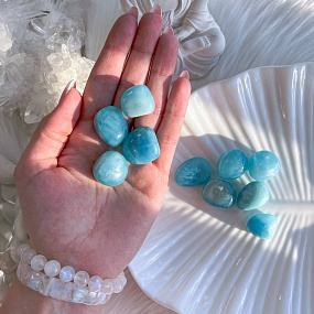 Галтовка из Аквамарина, Артикул: 091924 - изображение товара №1