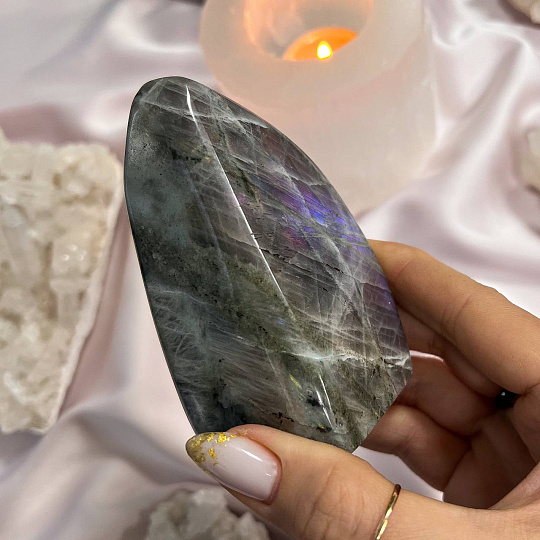 Срез (экран) из камня Лабрадор полированный, Артикул: 101266 - изображение товара №3