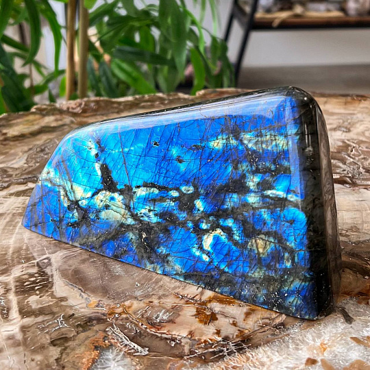 Срез (экран) из камня Лабрадор полированный, Артикул: 100961 - изображение товара №3