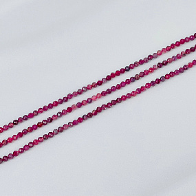 Бусины для украшений из розового Турмалина (114 бусин)