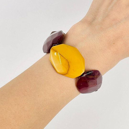 Бусины для украшений из Яшмы (Мукаит), Артикул: 116700 - изображение товара №3