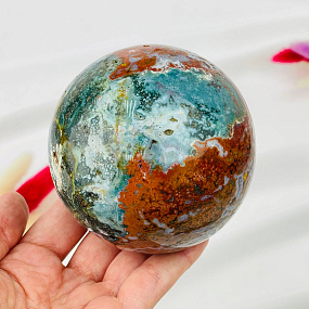 Шар из океанической Яшмы, Артикул: 082593 - изображение товара №2