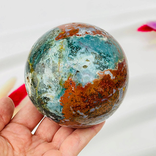 Шар из океанической Яшмы, Артикул: 082593 - изображение товара №2