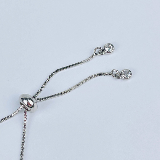 Браслет регулируемый с камнем Жемчуг (Барокко), Артикул: 081652 - изображение товара №3