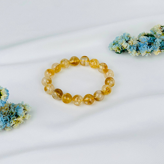 Браслет из Цитрина, Артикул: 078250 - изображение товара №2