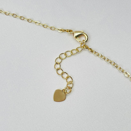 Колье на цепочке с камнем Раухтопаз, Артикул: 110009 - изображение товара №3