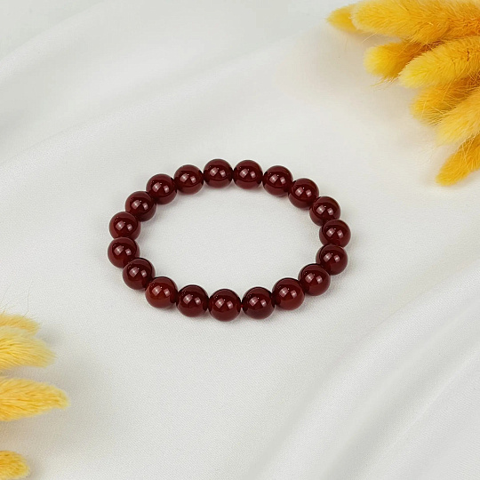 Браслет из Сердолика, Артикул: 079483 - изображение товара №2