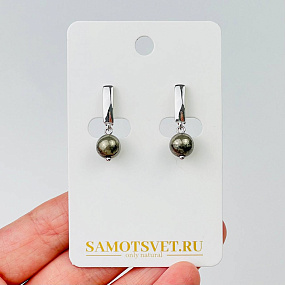 Серьги из Пирита