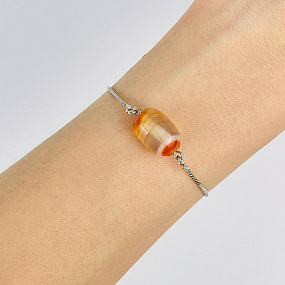 Браслет регулируемый с Агатом, Артикул: 117849 - изображение товара №2