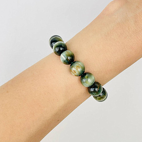 Браслет из Соколиного глаза, Артикул: 071907 - изображение товара №1