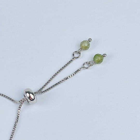 Браслет регулируемый с Моховым агатом, Артикул: 117865 - изображение товара №3