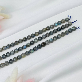 Бусины для украшений из Лабрадора (40 бусин), Артикул: 085559 - изображение товара №3