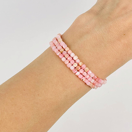 Бусины для украшений из розового Опала, Артикул: 092829 - изображение товара №2