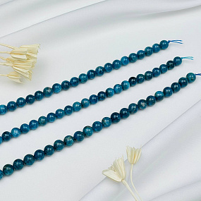 Бусины для украшений из Апатита (45 бусин), Артикул: 086211 - изображение товара №3