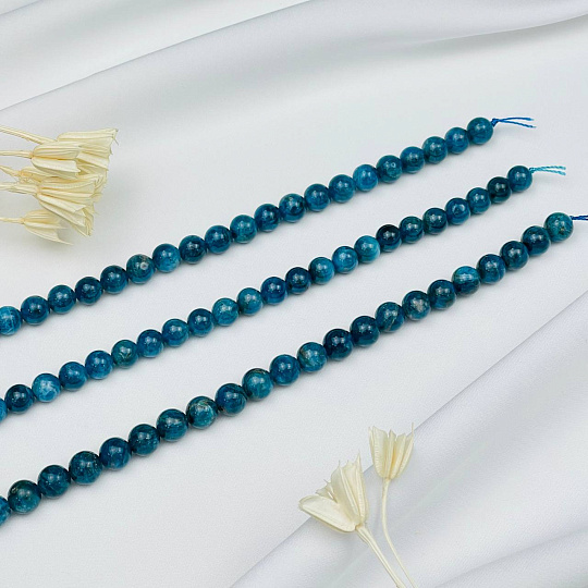 Бусины для украшений из Апатита (45 бусин), Артикул: 086211 - изображение товара №3