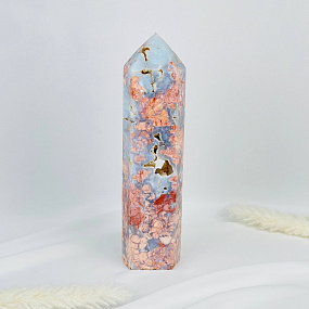 Кристалл из розового цветочного Агата, Артикул: 117074 - изображение товара №3