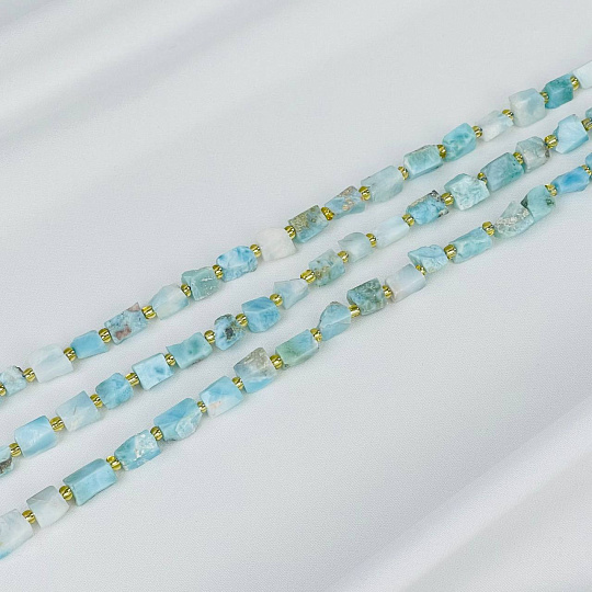 Бусины для украшений из Ларимара, Артикул: 093513 - изображение товара №1