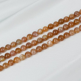 Бусины для украшений из Лунного камня (46 бусин)